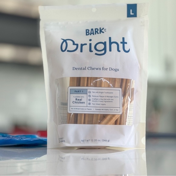 3 bags Dog dental chew Bark Bright Dental sticks large dogs teeth dental chew - Picture 2 of 8